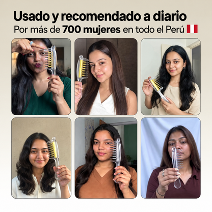 Peine aplicador de serums y aceites