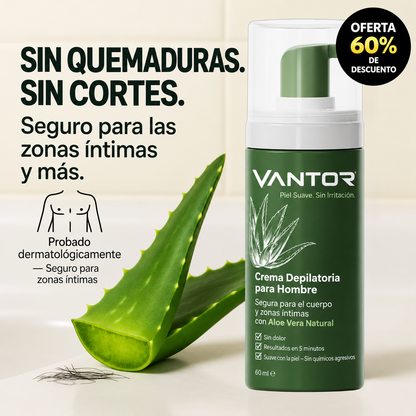 Crema Afeitadora en solo 5 minutos
