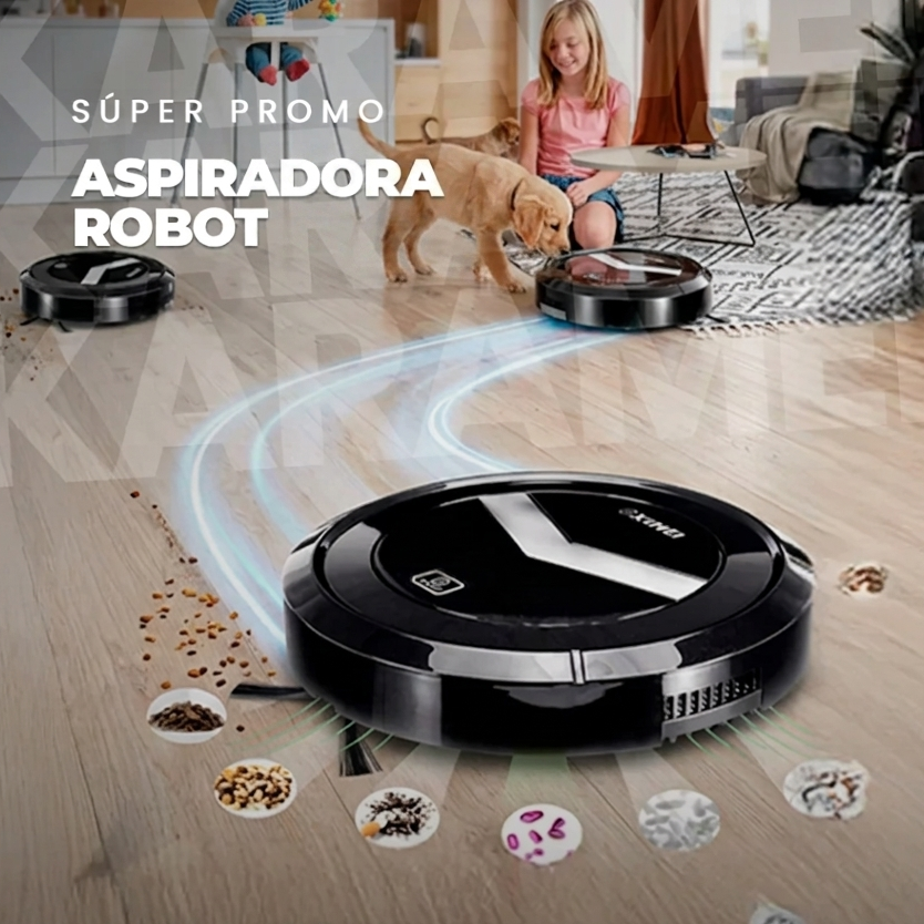 Aspiradora Robot Inteligente - Liberate de barrer y limpiar para siempre