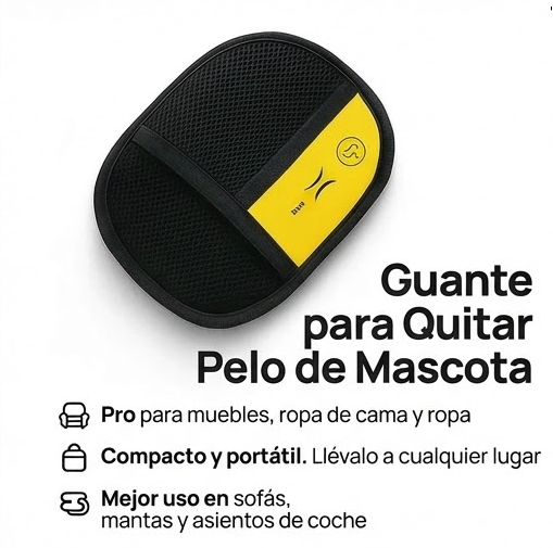 Guantes para quitar el pelo de las mascotas