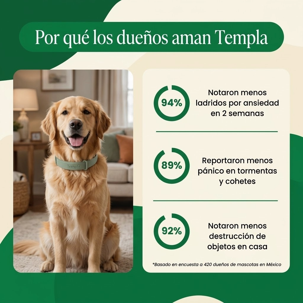 Collar para calmar la ansiedad de tu perro